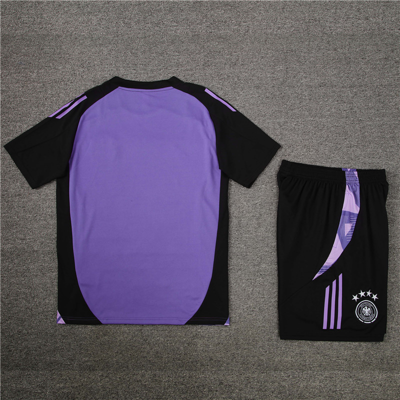 2024 Germany Purple Short Sleeve Training Suit/2024德国短袖训练服