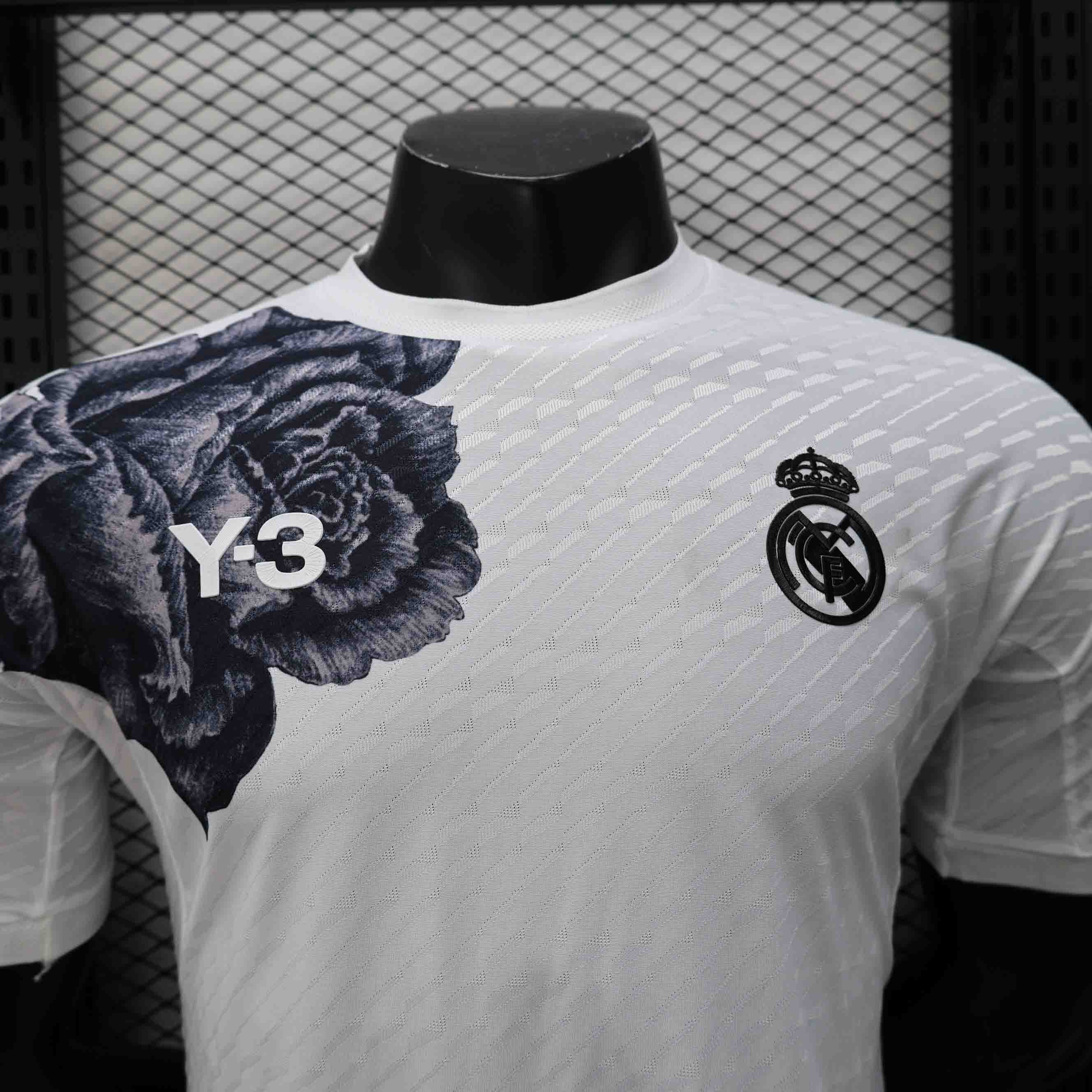 24-25 Real Madrid White Y-3 Player Jersey/ 24-25 皇马白色Y3 球员版