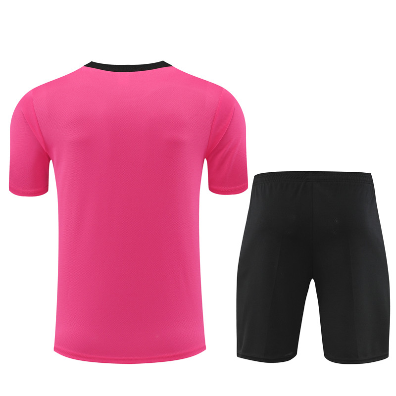 24-25 Chelsea Pink Short Sleeve Training Suit/24-25切尔西短袖训练服