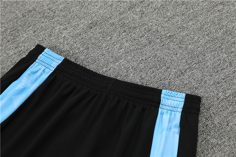 2024 Argentina Black Training Suit/2024阿根廷黑色半拉训练服