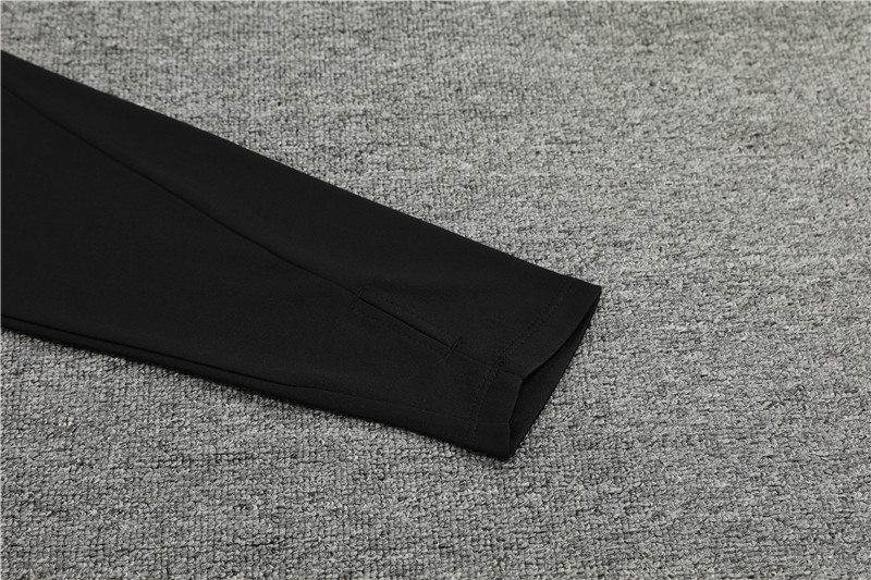 2024 Argentina Black Training Suit/2024阿根廷黑色半拉训练服