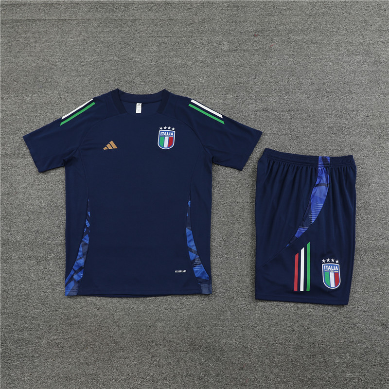 2024 Italy Short Sleeve Training Suit/2024意大利短袖训练服