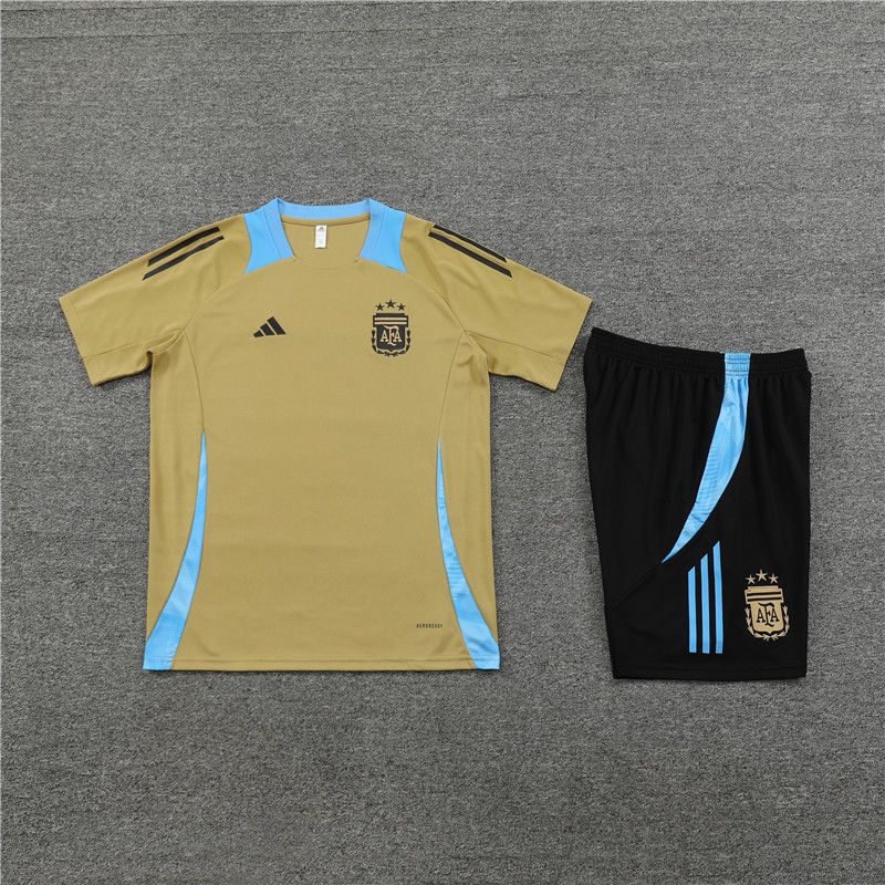 2024 Argentina Short Sleeve Training Suit/2024阿根廷短袖训练服