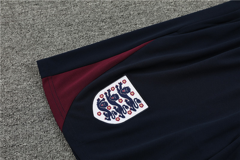 2024 England White Short Sleeve Training Suit/2024英格兰白色短袖训练服