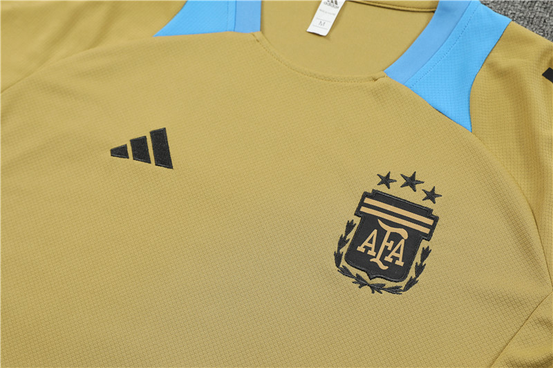 2024 Argentina Short Sleeve Training Suit/2024阿根廷短袖训练服