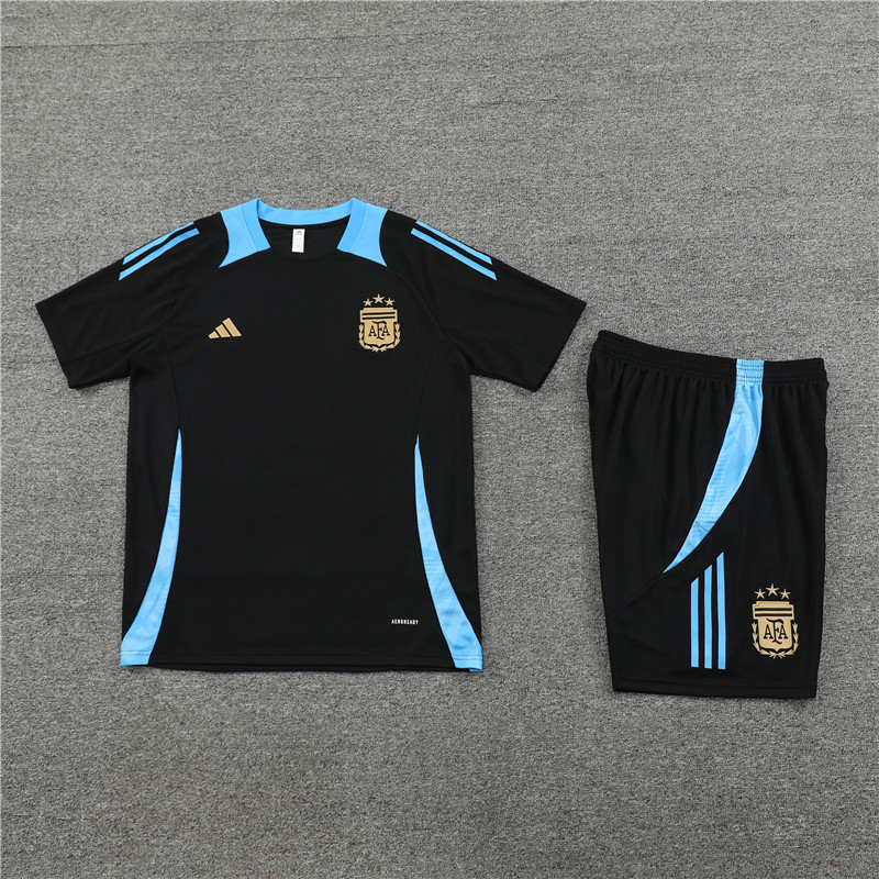 2024 Argentina Short Sleeve Training Suit/2024阿根廷短袖训练服