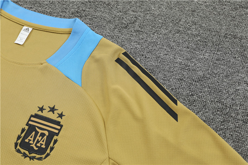 2024 Argentina Short Sleeve Training Suit/2024阿根廷短袖训练服