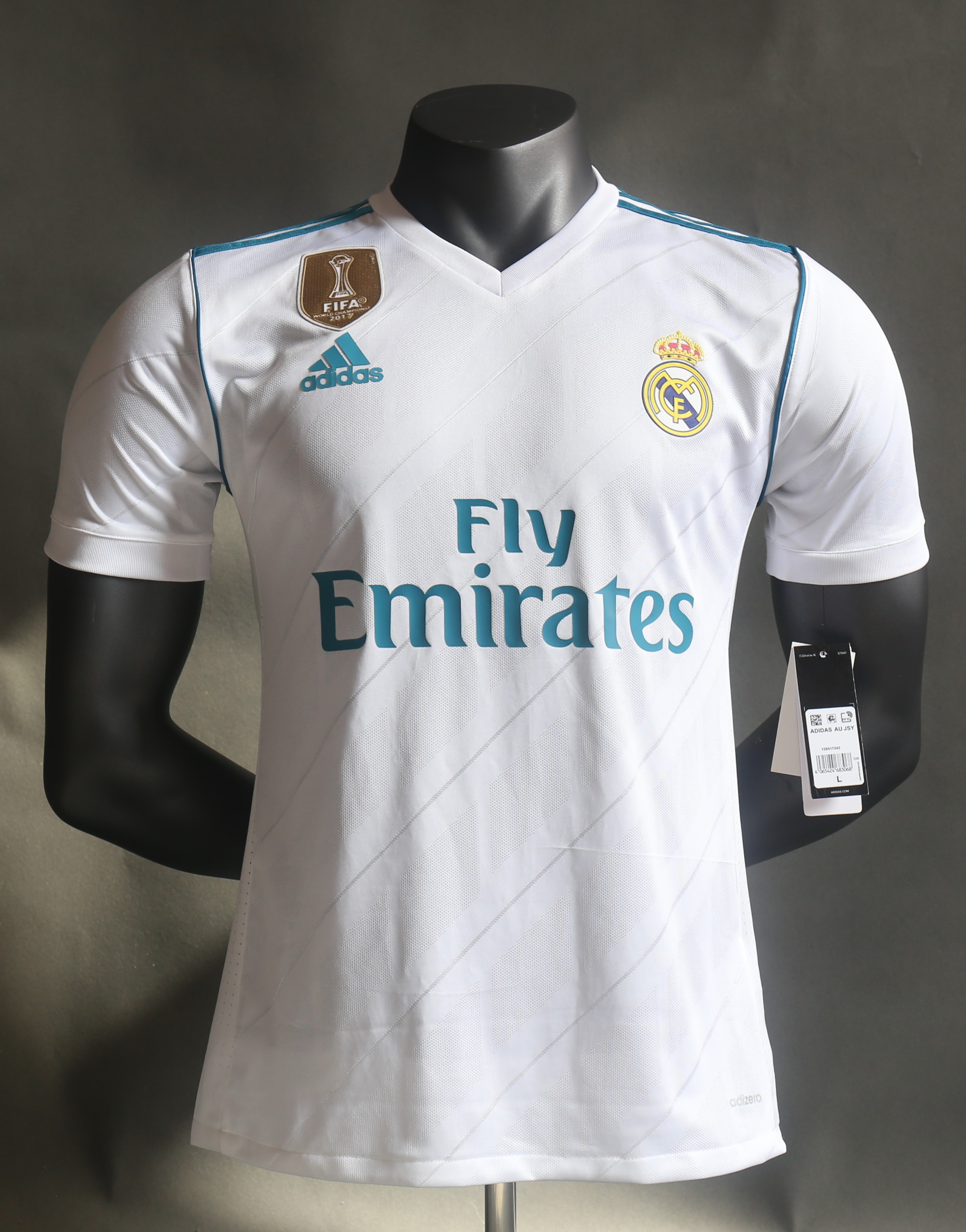 17-18 Real Madrid Home Player Retro Jersey/ 17-18 皇马主场复古球员