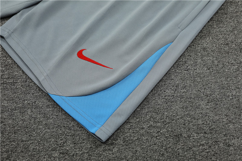 24-25 Atletico Madrid Light Blue Short Sleeve Training Suit/ 24-25 马竞浅蓝色短袖训练服