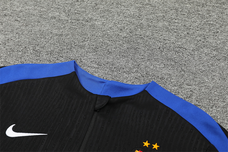 2024 France Black Player Version Training Suit/2024法国黑色训练服,球员版