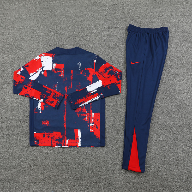 24-25 PSG Blue and Red Training Suit/ 24-25 PSG 蓝色红色训练服