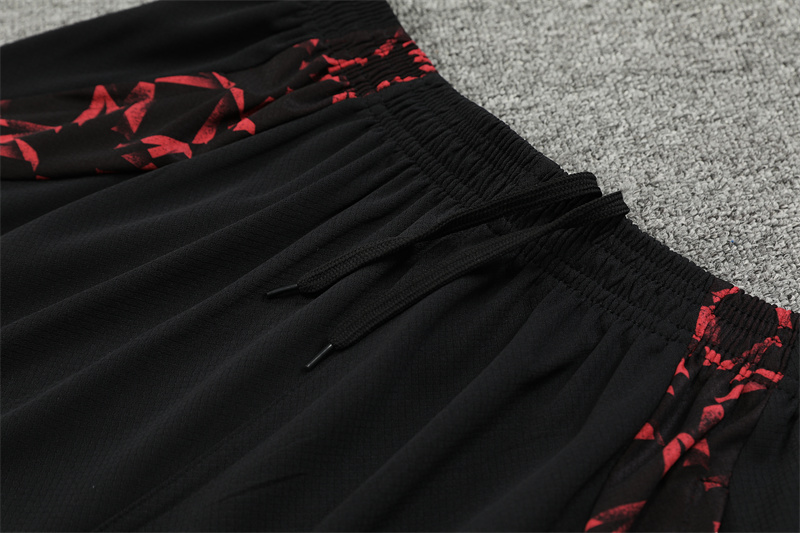 24-25 Manchester United Red Short Sleeve Training Suit/ 24-25 曼联红色短袖训练服