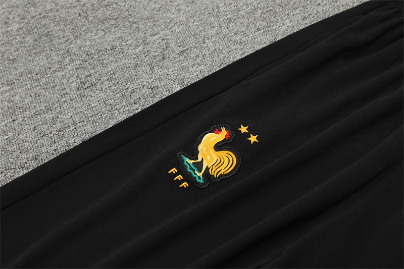 2024 France Black Player Version Training Suit/2024法国黑色训练服,球员版