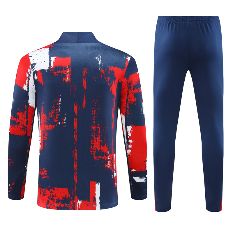 24-25 PSG Blue and Red Training Suit/ 24-25 PSG 蓝色红色训练服