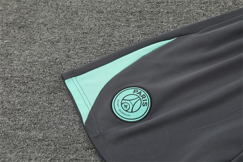 24-25 PSG Gray Short Sleeve Training Suit/ 24-25 PSG 灰色短袖训练服
