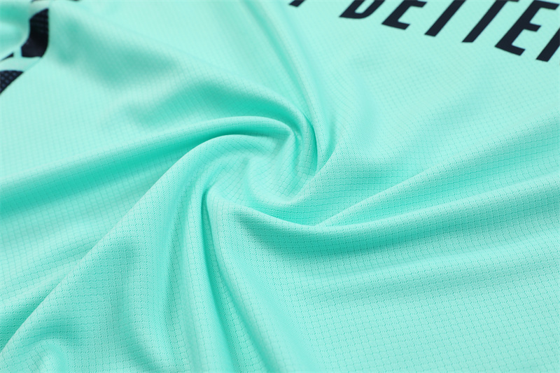24-25 Real Madrid Blue Short Sleeve Training Suit/ 24-25 皇马蓝色短袖训练服