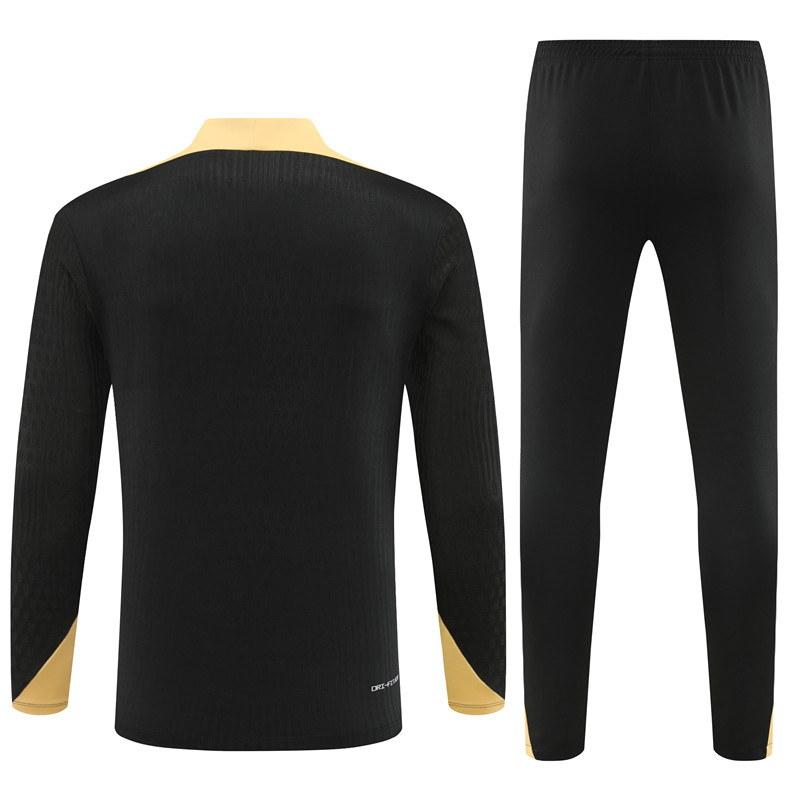 24-25 PSG Black Player Version Training Suit/24-25PSG巴黎半拉训练服,球员版