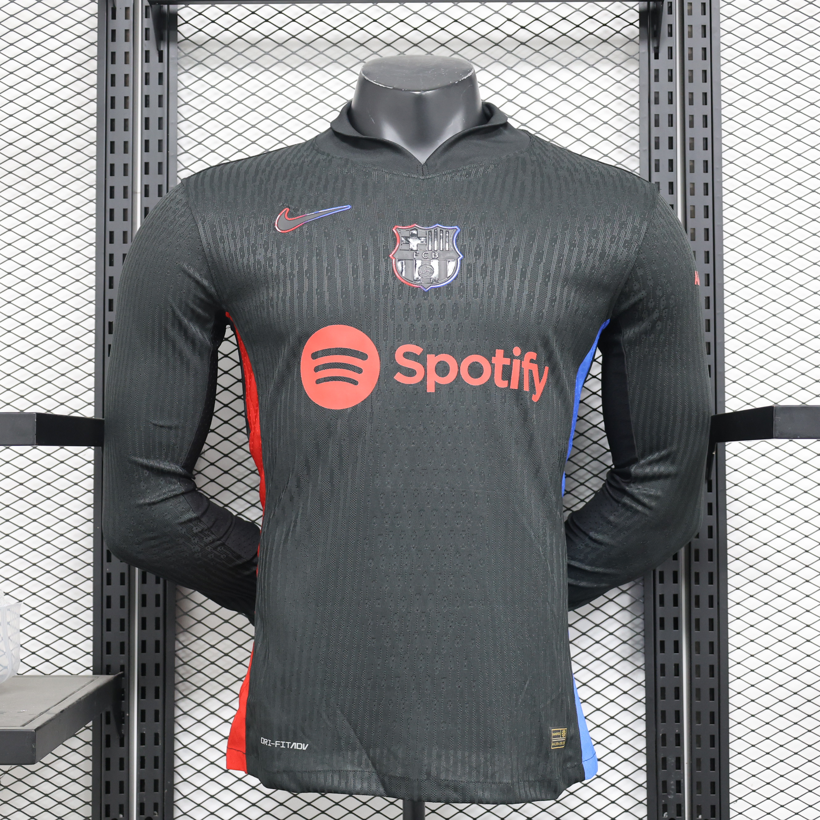 24-25 Barcelona Away player Long Sleeve Jersey/ 24-25 巴萨客场球员版长袖