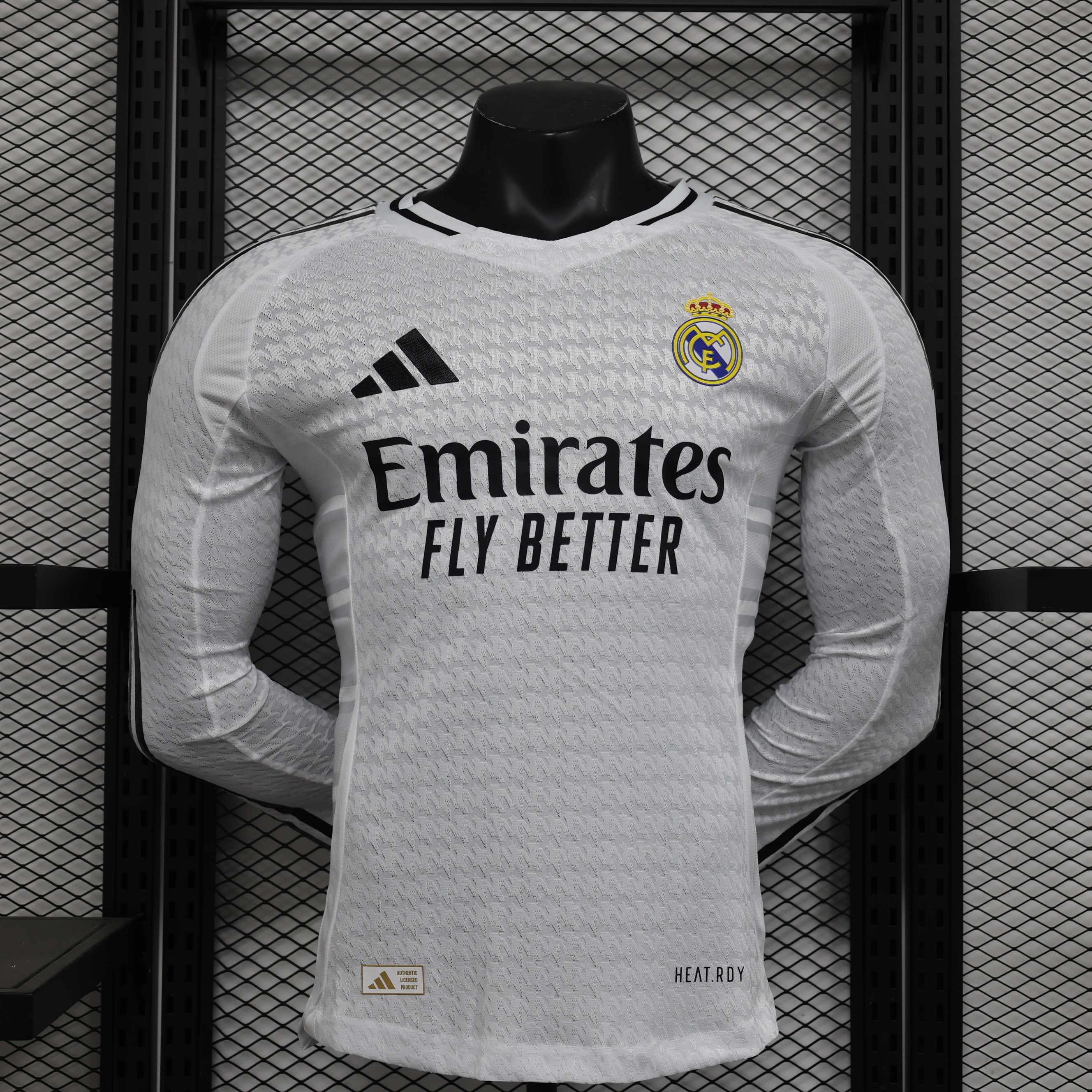 24-25 Real Madrid Home Long Sleeve Player Jersey/24-25皇马主场长袖球员版