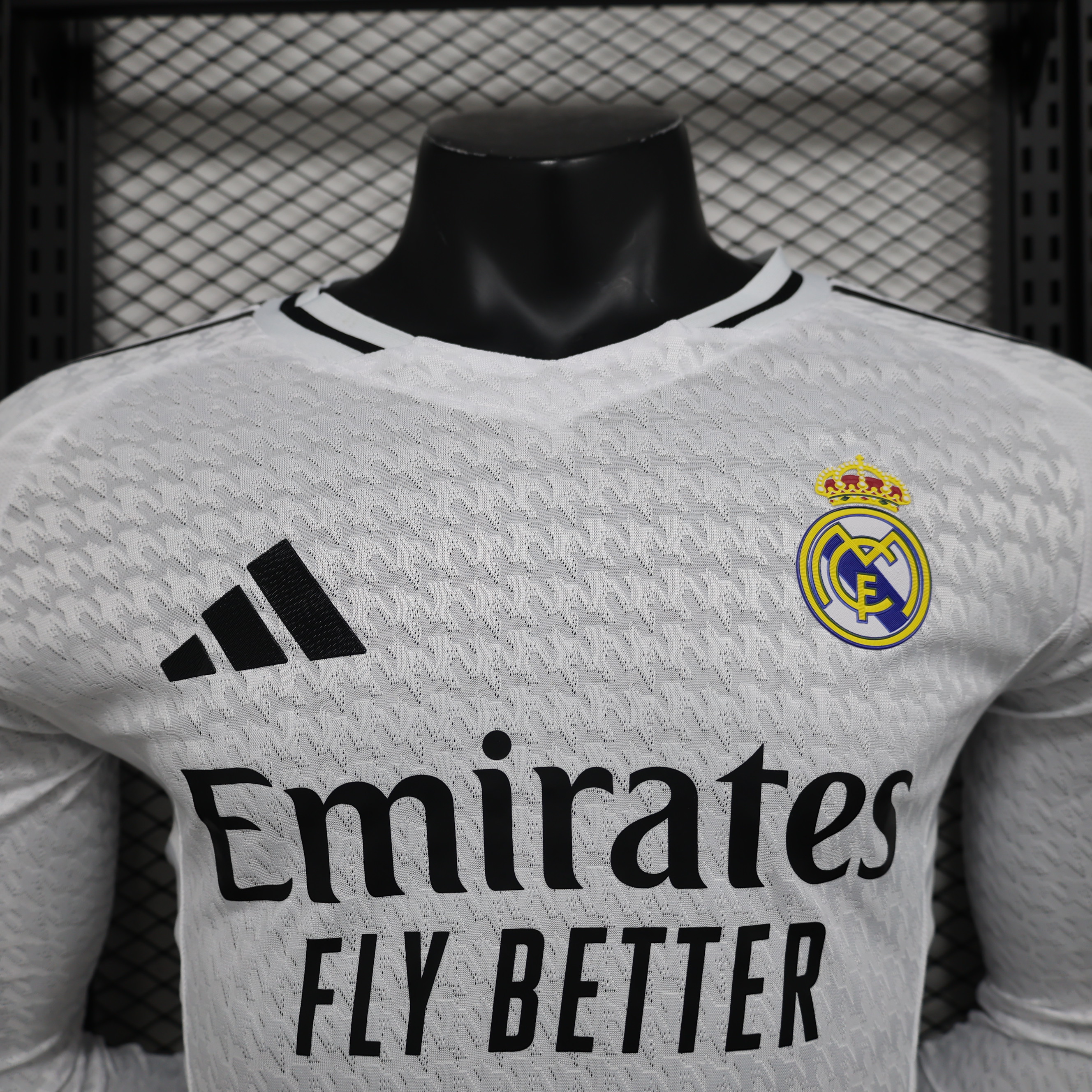 24-25 Real Madrid Home Long Sleeve Player Jersey/24-25皇马主场长袖球员版