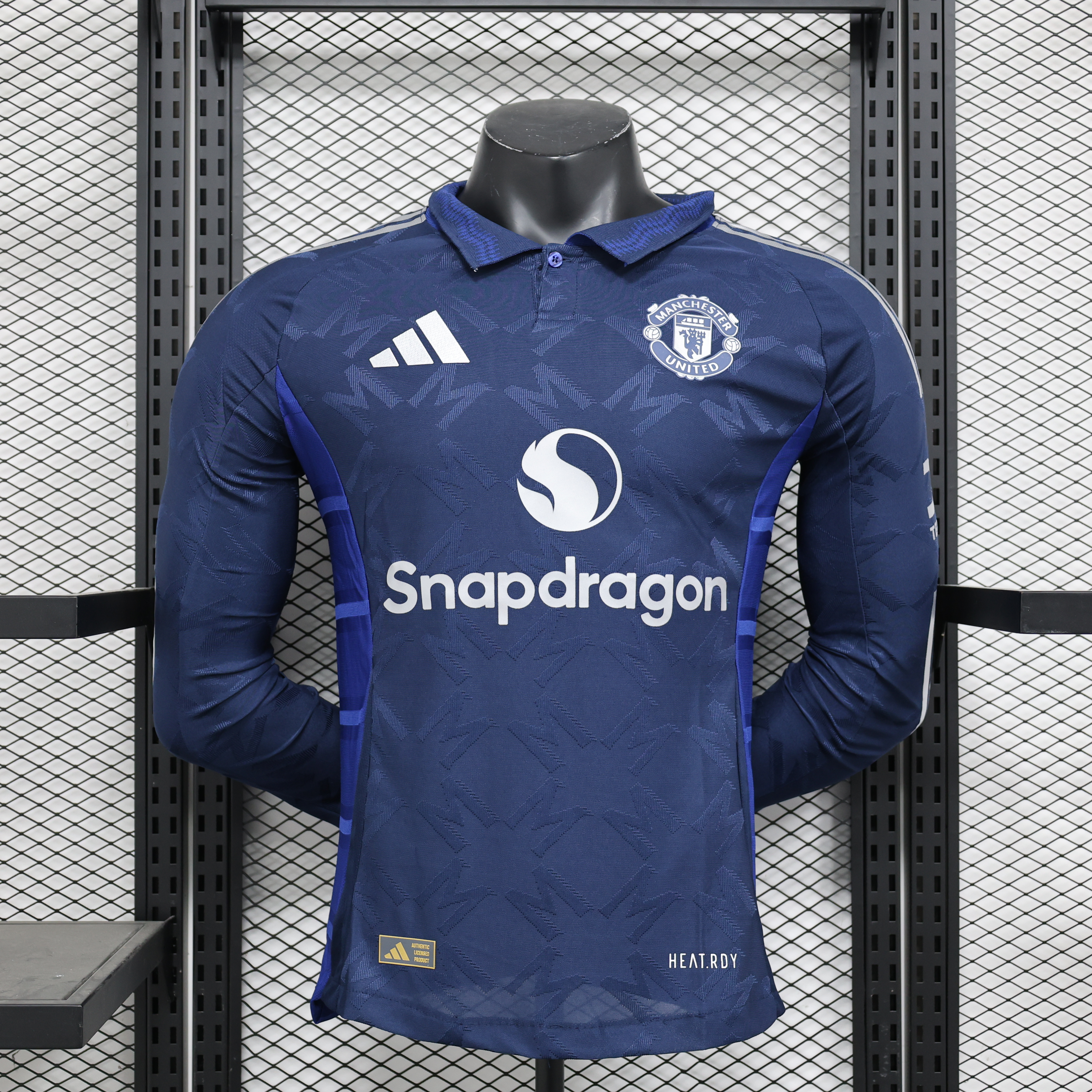 24-25 Manchester United Away Long Sleeve Player Jersey/24-25 曼联客场球员长袖