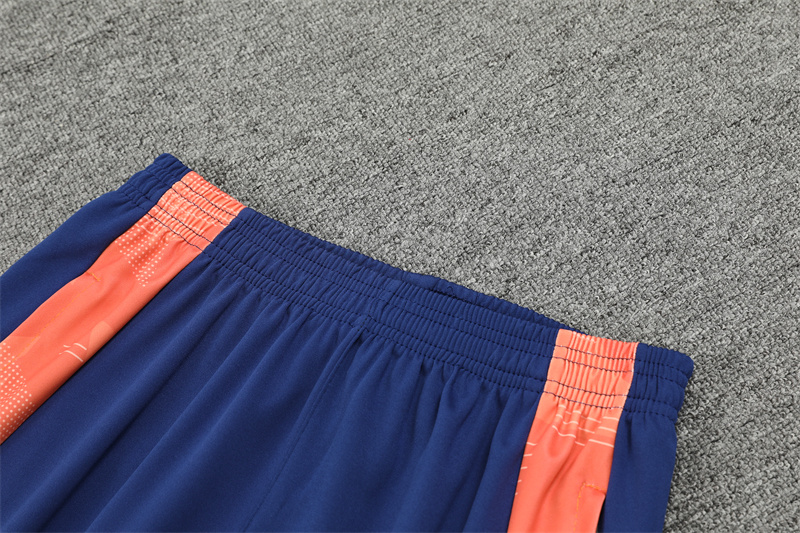 24-25 Manchester United Orange Training Suit/ 24-25 曼联橙色半拉训练服