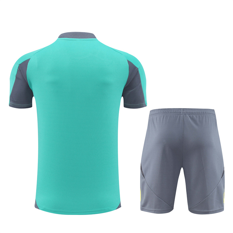 24-25 AX Lake Green Short Sleeve Training Suit/ 24-25 AX 绿色短袖训练服