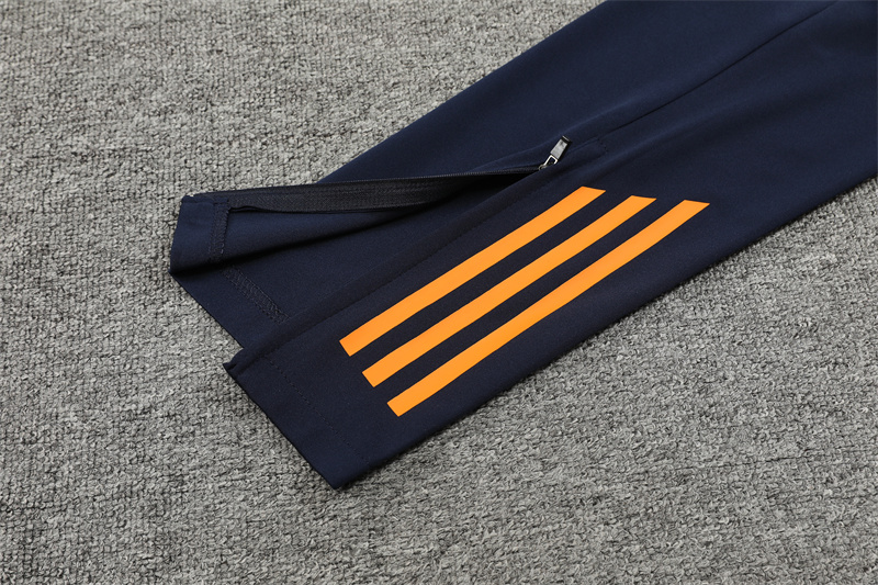 24-25 Real Madrid Blue Training Suit/ 24-25 皇马蓝色半拉训练服