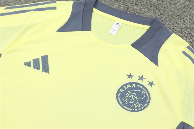 24-25 AX Yelllow Short Sleeve Training Suit/ 24-25 AX 黄色短袖训练服