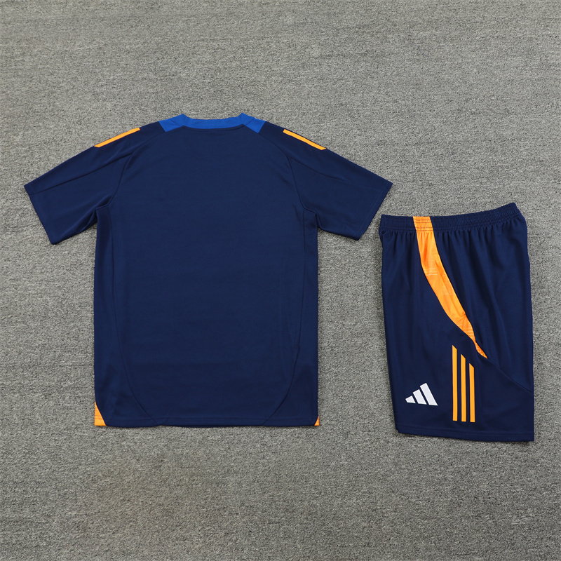 24-25 Juventus Blue Short Sleeve Training Suit/ 24-25 尤文蓝色短袖训练服