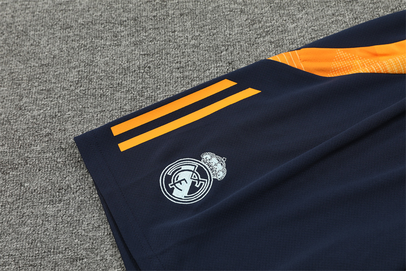 24-25 Real Madrid White Short Sleeve Training Suit/ 24-25 皇马白色短袖训练服