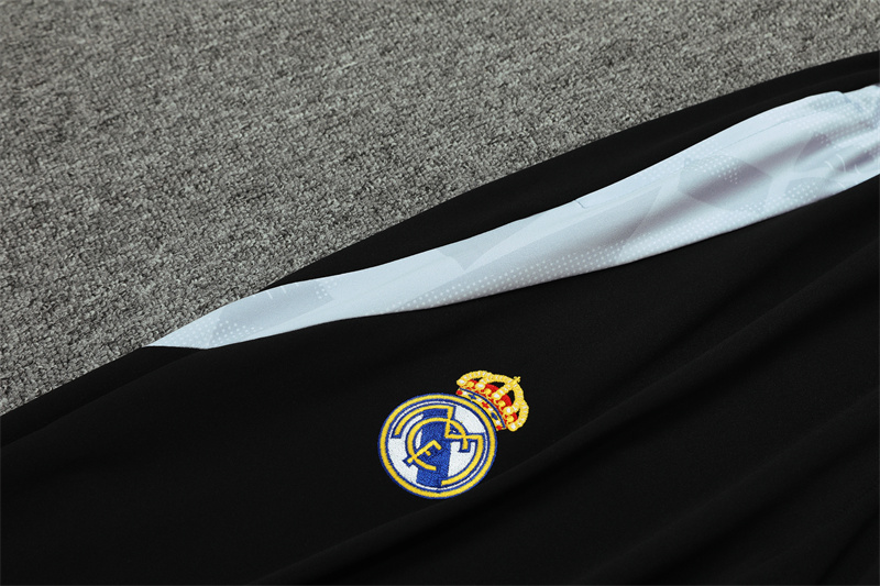 24-25 Real Madrid White Training Suit/ 24-25 皇马白色半拉训练服
