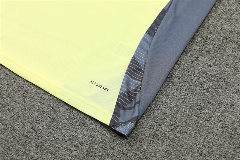 24-25 AX Yelllow Short Sleeve Training Suit/ 24-25 AX 黄色短袖训练服