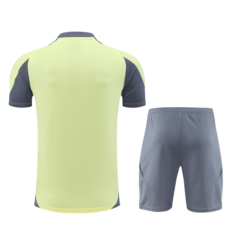 24-25 AX Yelllow Short Sleeve Training Suit/ 24-25 AX 黄色短袖训练服