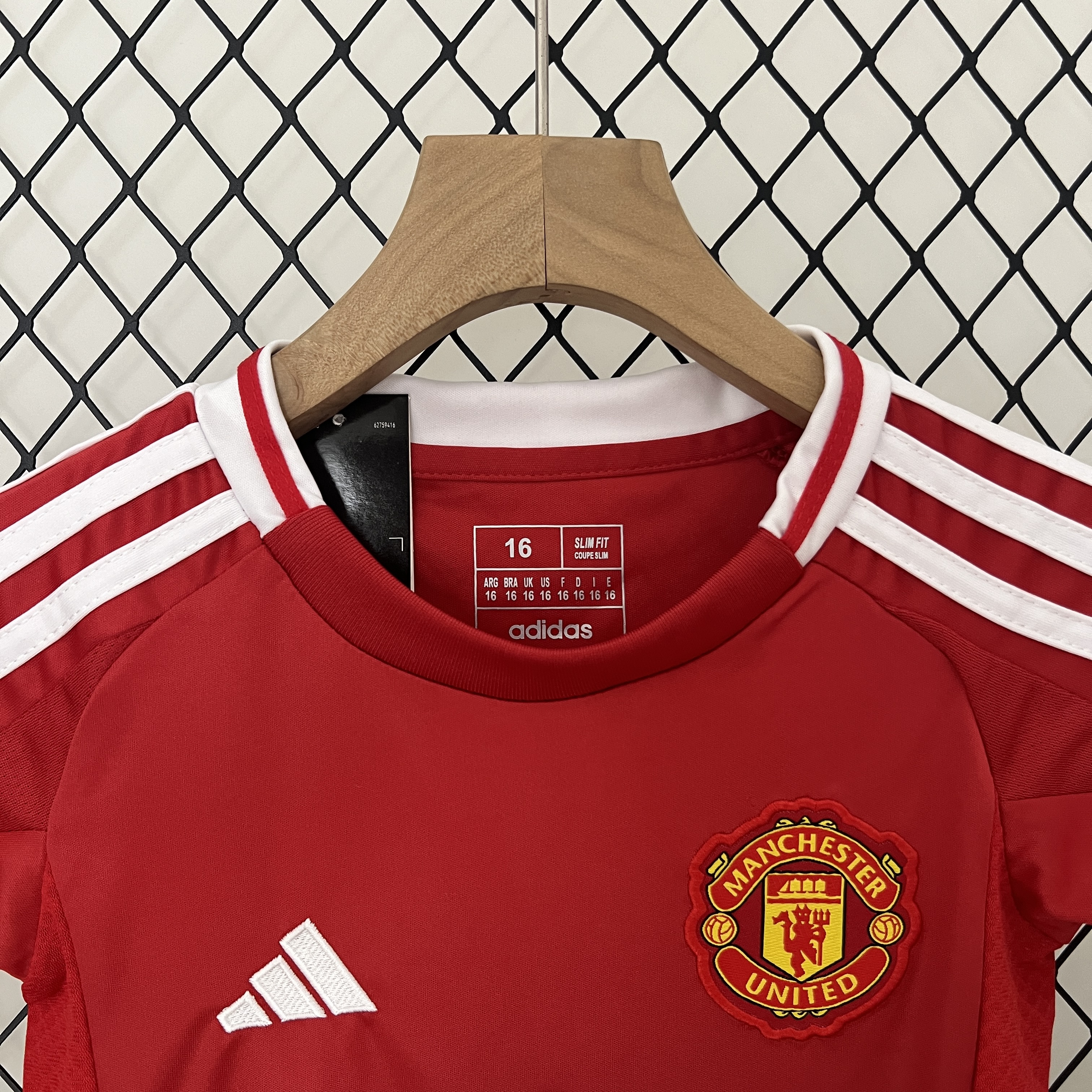 24-25 Manchester United Home Kid Kit/24-25曼联主场童装