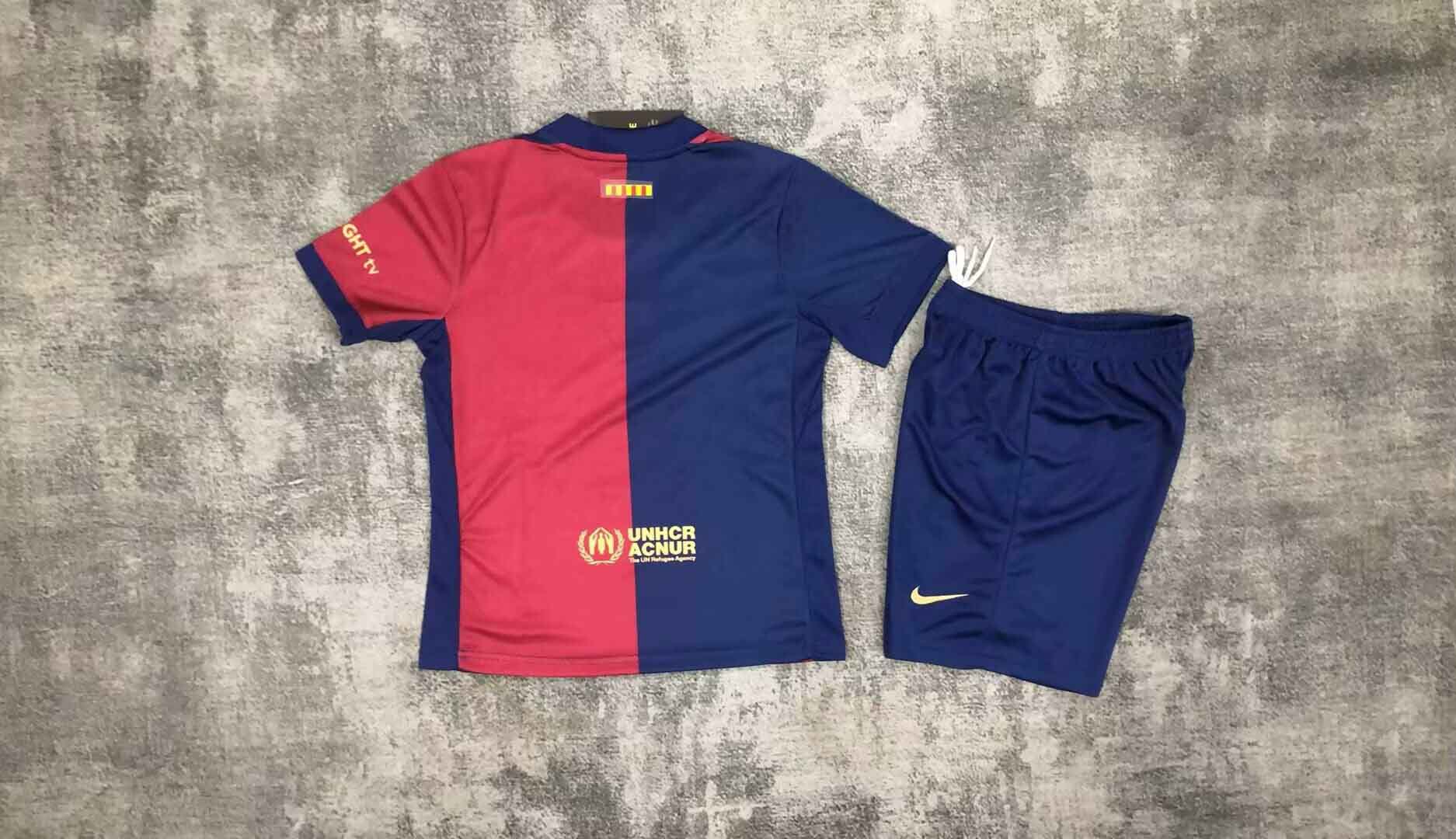 24-25 Barcelona Home Kid Kit/24-25 巴萨主场童装