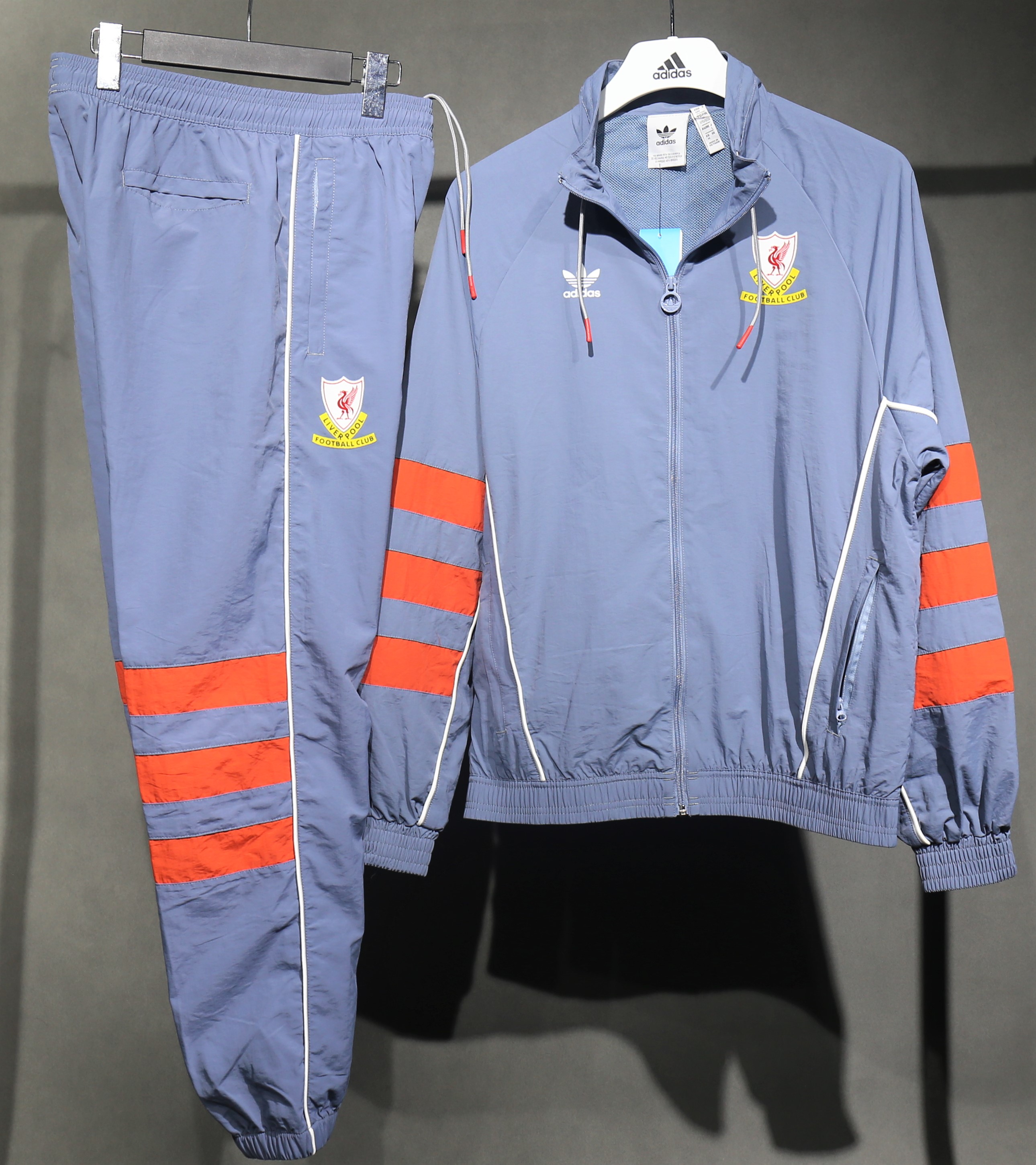 24-25 Liverpool Retro Windbreaker Suit/24-25 利物浦复古风衣套装