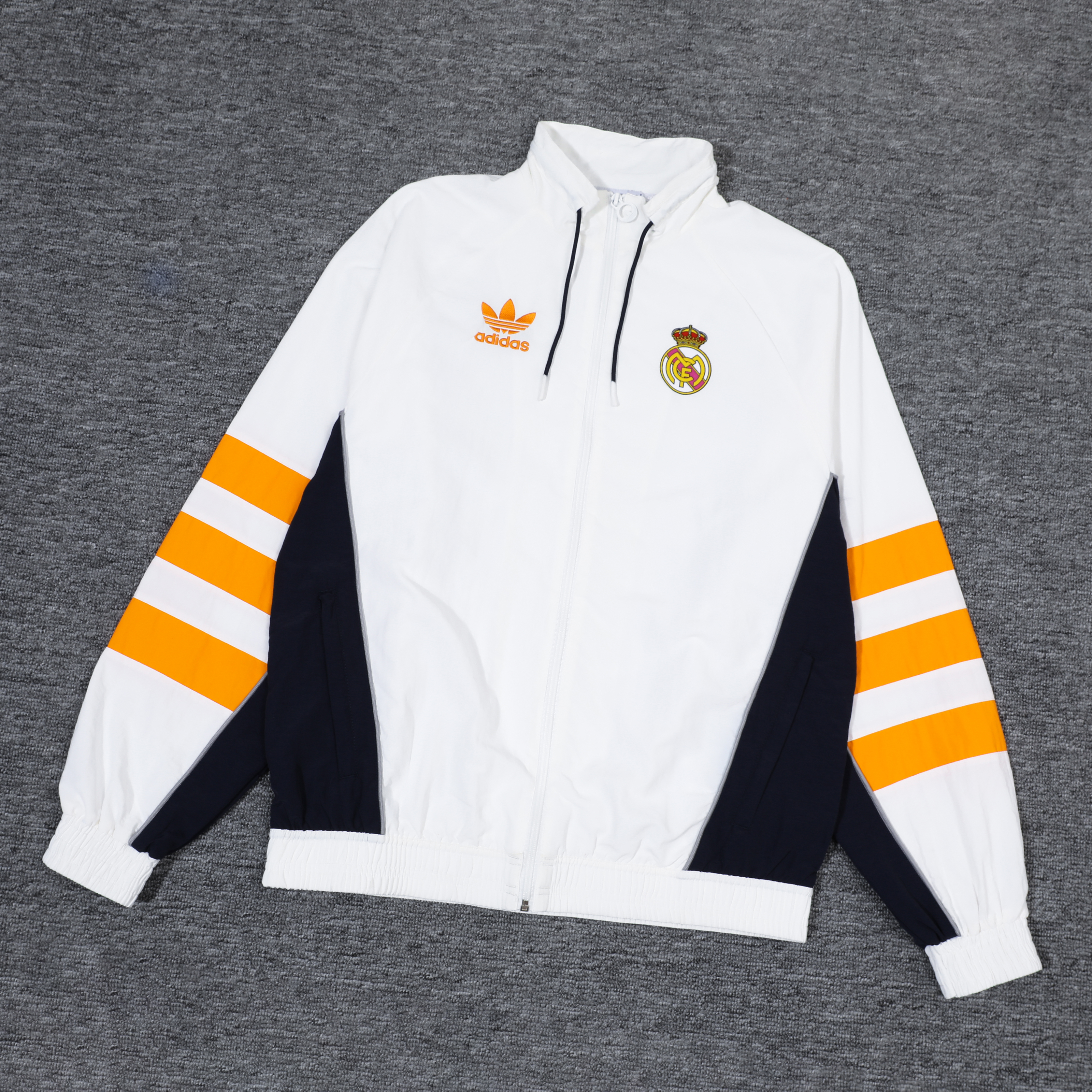 24-25 Real Madrid Retro Windbreaker Suit/24-25 皇马复古风衣套装