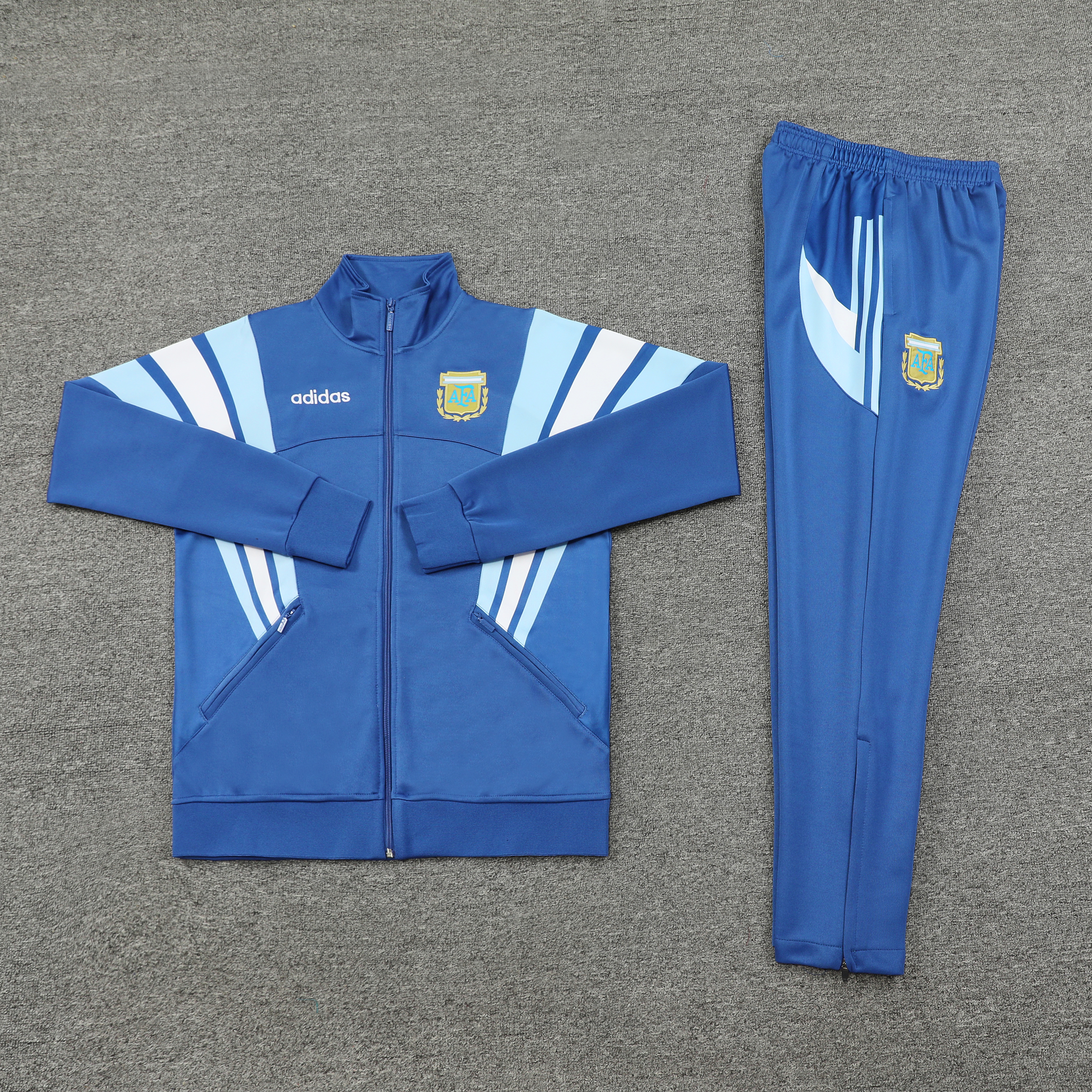 2024 Argentina Blue Jacket Tracksuit/ 24-25 阿根廷蓝色夹克训练服