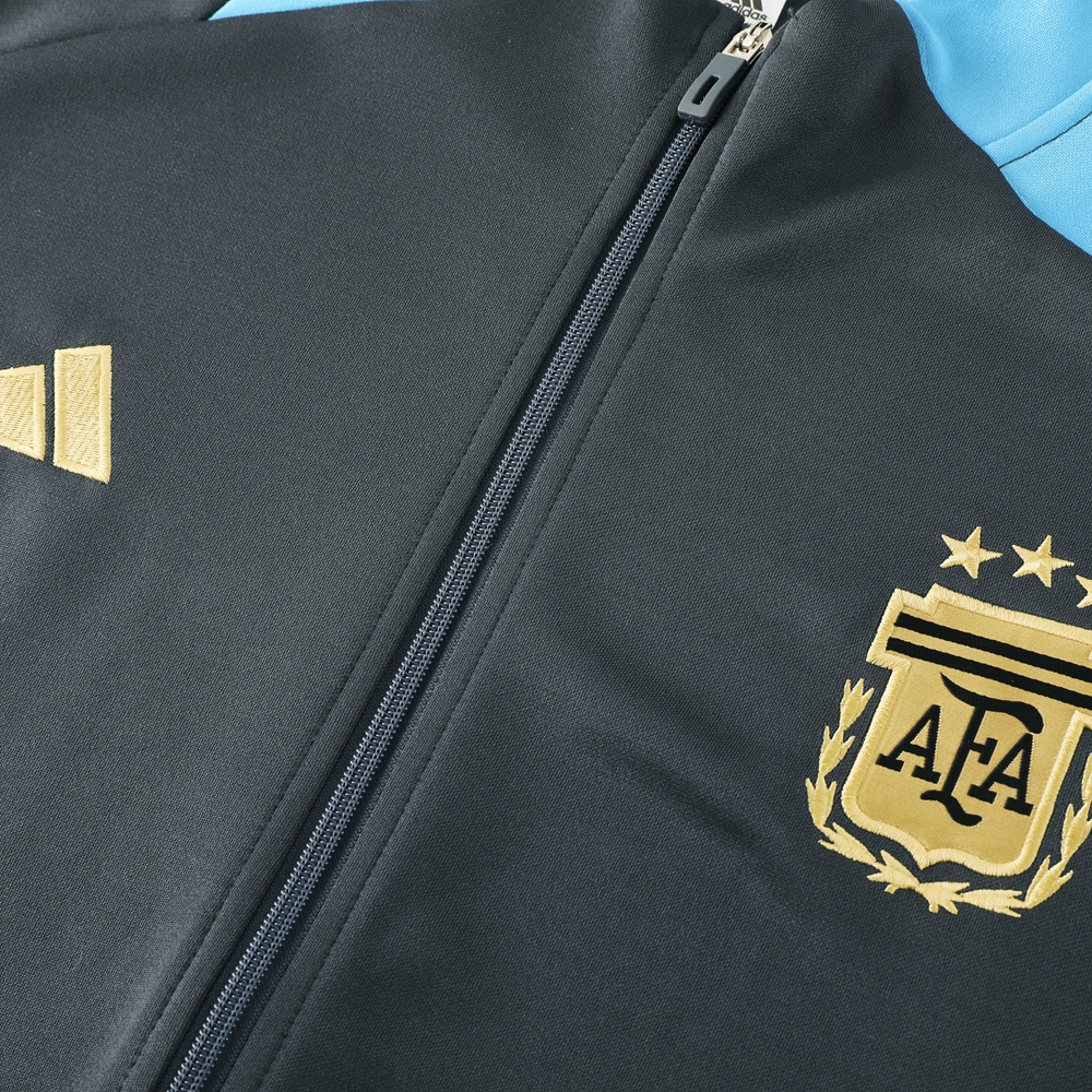 2024 Argentina Gray Jacket Tracksuit/ 2024阿根廷灰色夹克训练服