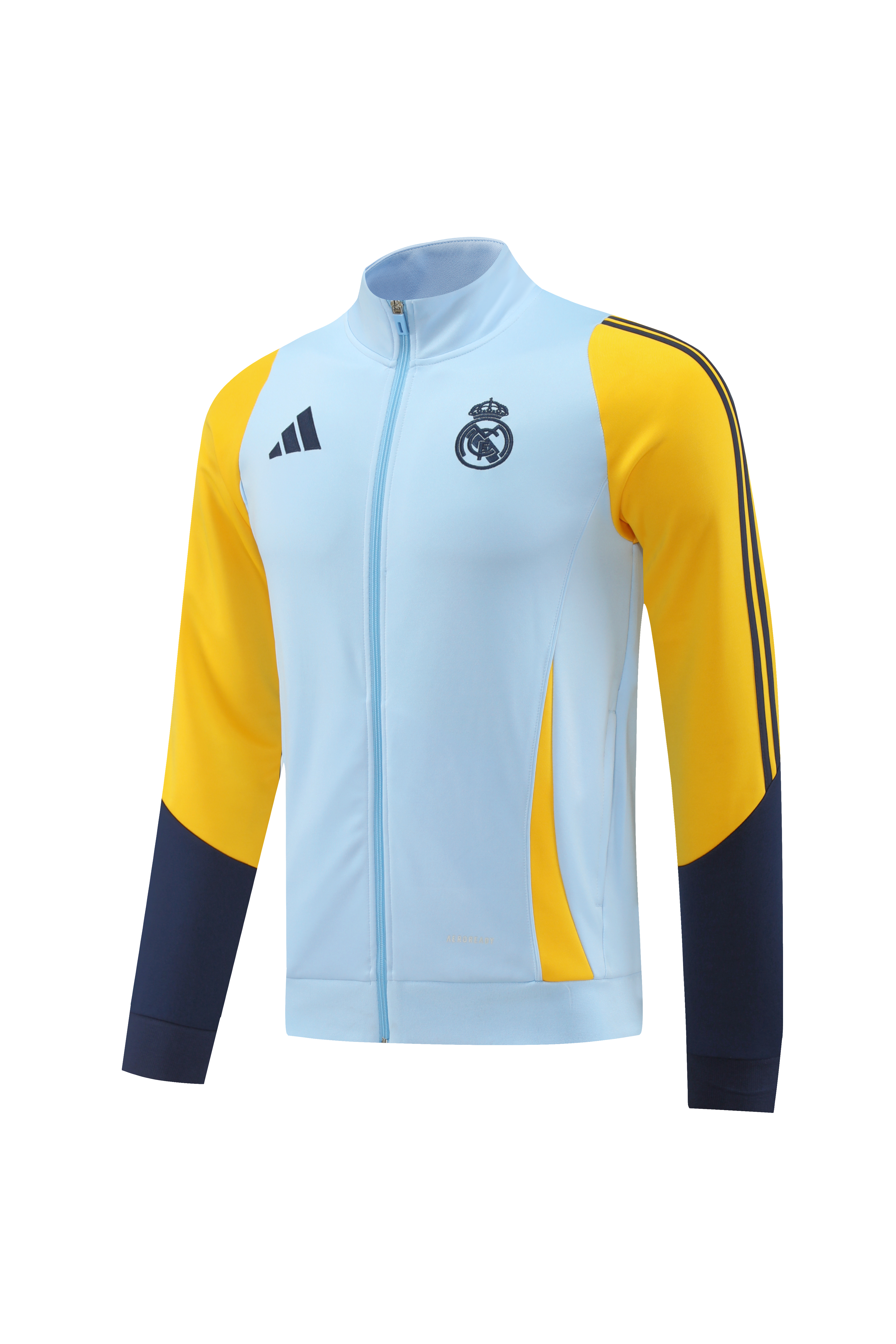 24-25 Real Madrid Light Blue Jacket Tracksuit/ 24-25 皇马浅蓝夹克训练服