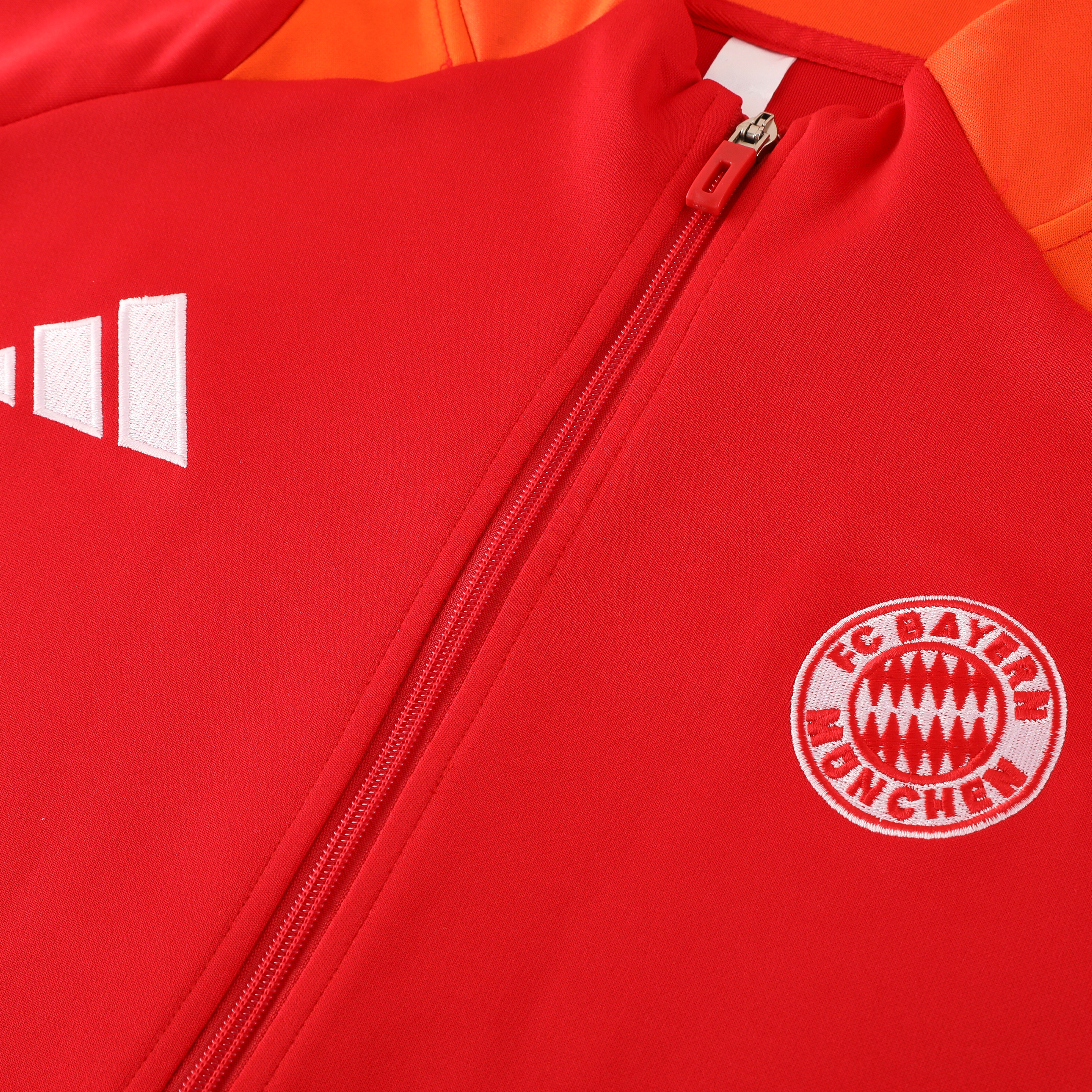 24-25 Bayern Munich Red Jacket Tracksuit/ 24-25拜仁红色夹克训练服