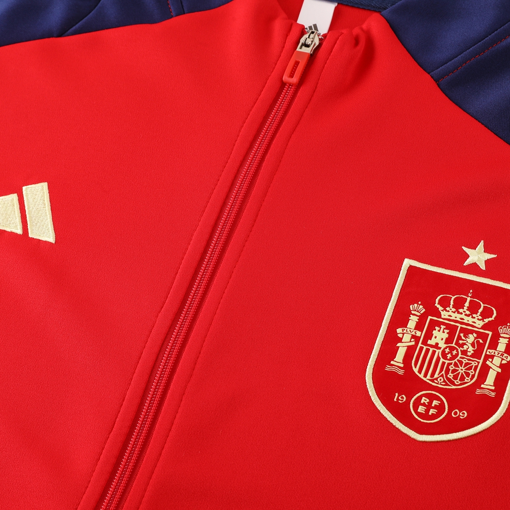 2024 Spain Red Jacket Tracksuit/ 2024西班牙红色夹克训练服