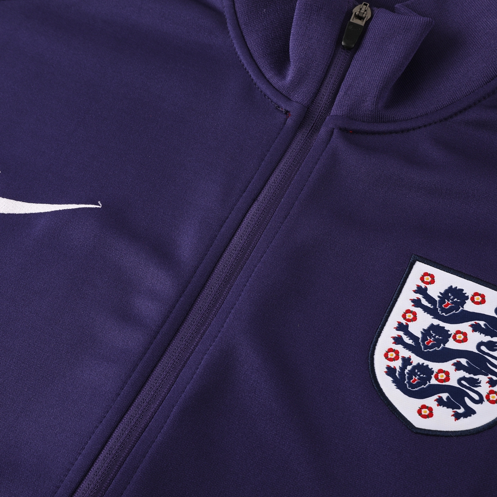2024 England Purple Jacket Tracksuit/ 2024英格兰紫色夹克训练服
