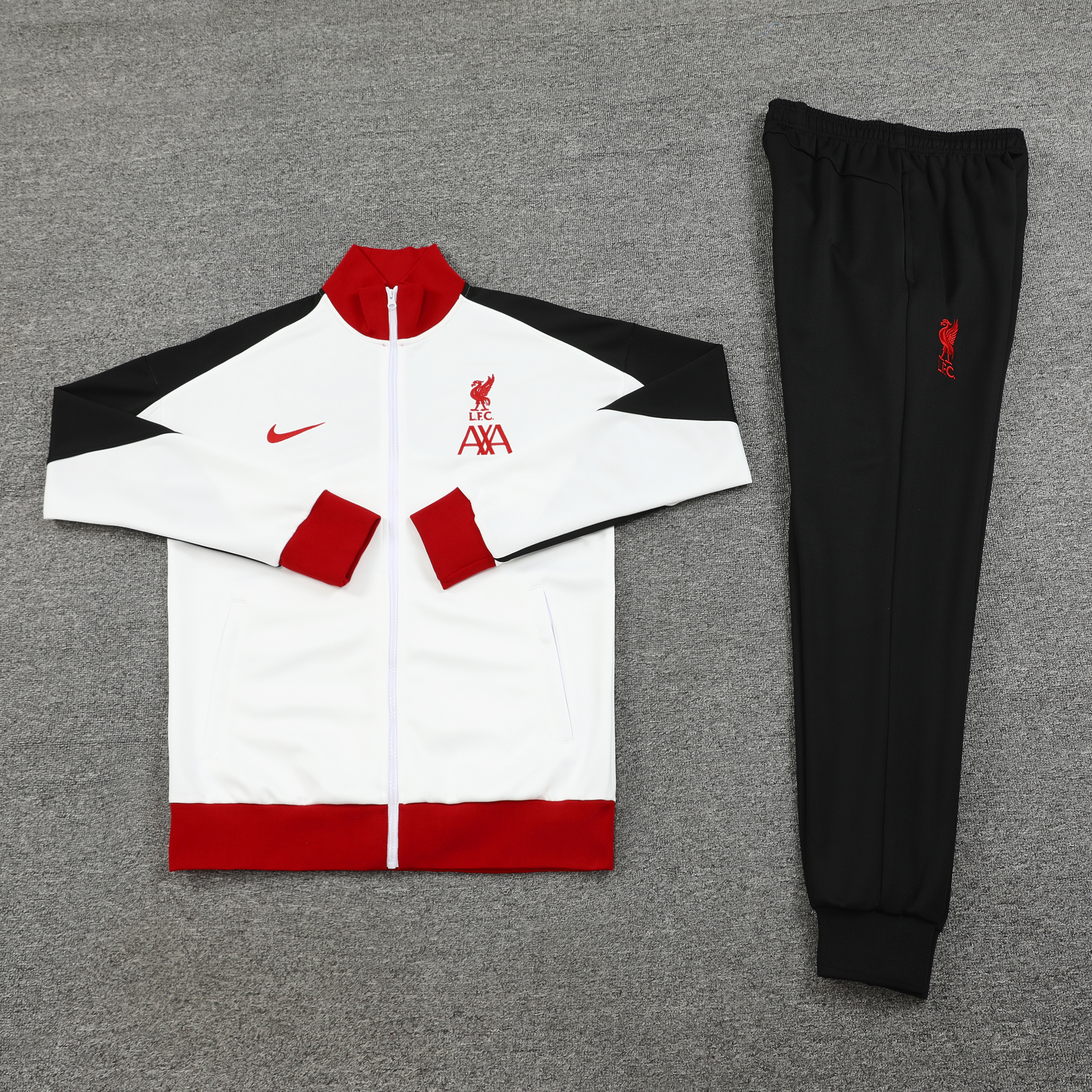 24-25 Liverpool White Jacket Tracksuit/ 24-25利物浦白色夹克训练服