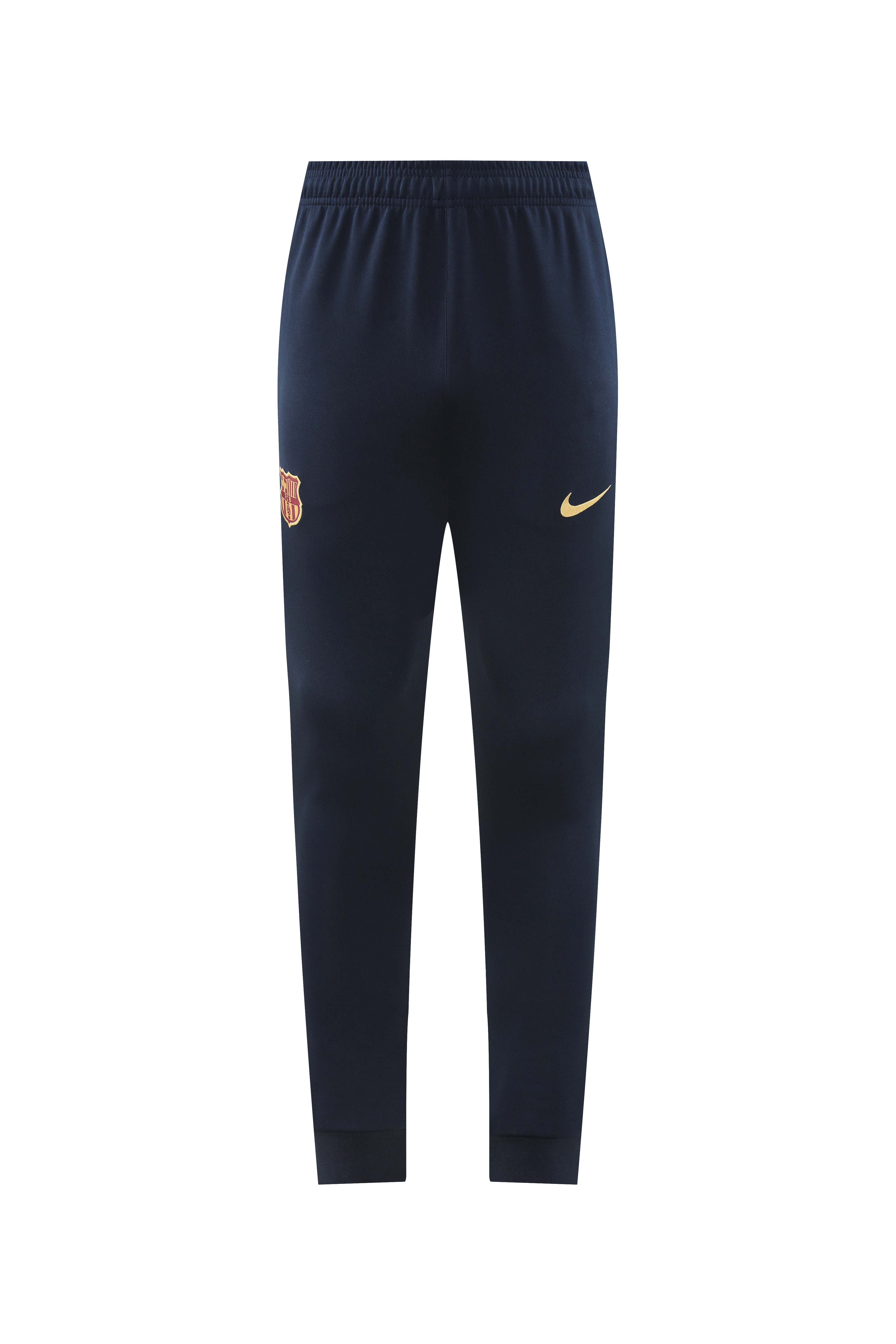 24-25 Barcelona Red and Dark Blue Jacket Tracksuit/ 24-25巴萨红色深蓝袖子夹克训练服