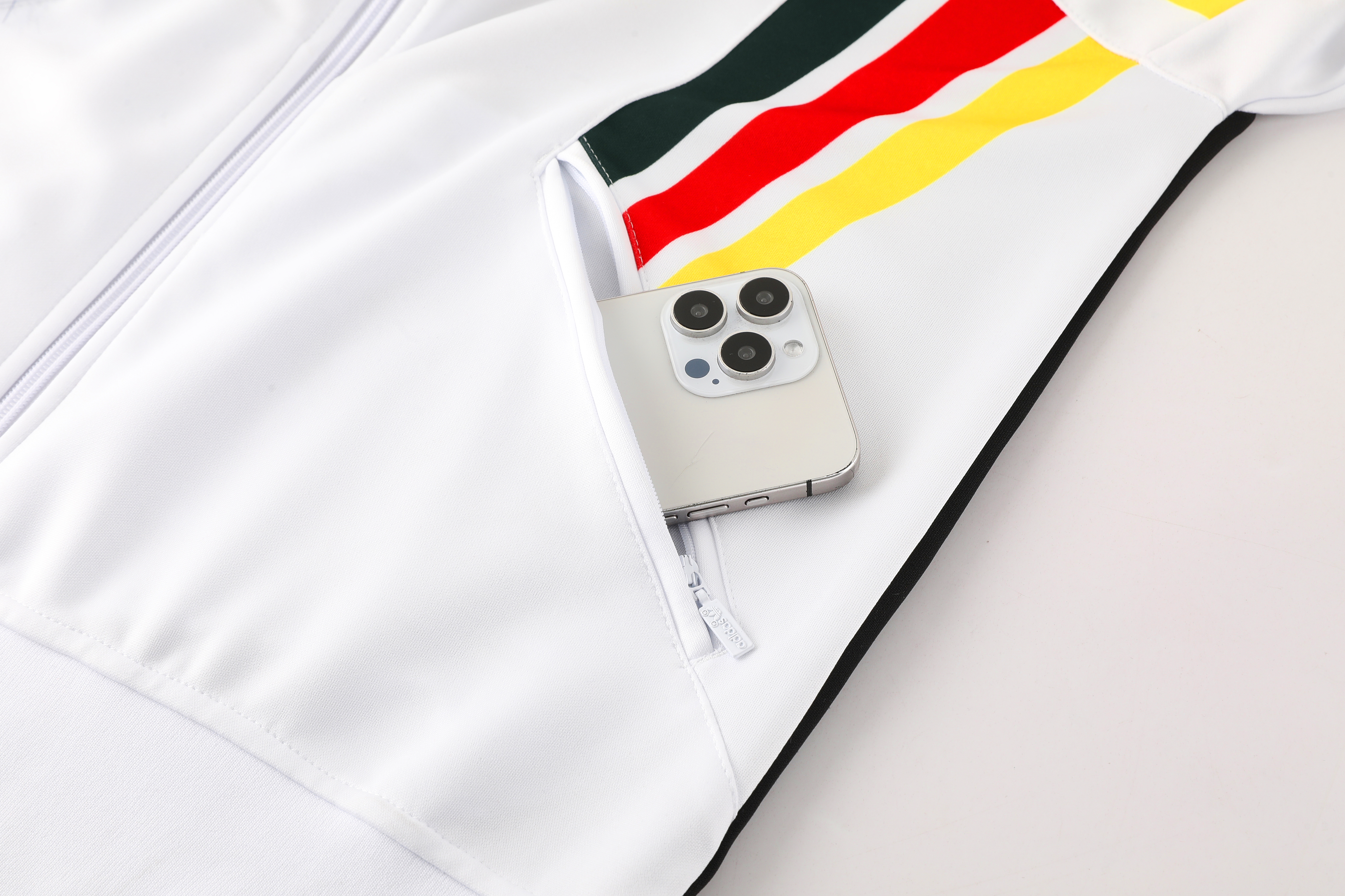 2024Germany White Jacket Tracksuit/ 2024德国白色夹克训练服