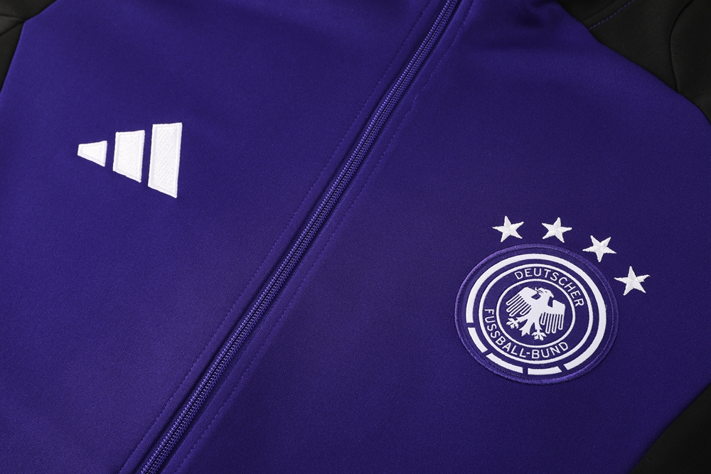2024Germany Purple Jacket Tracksuit/ 2024德国紫色夹克训练服
