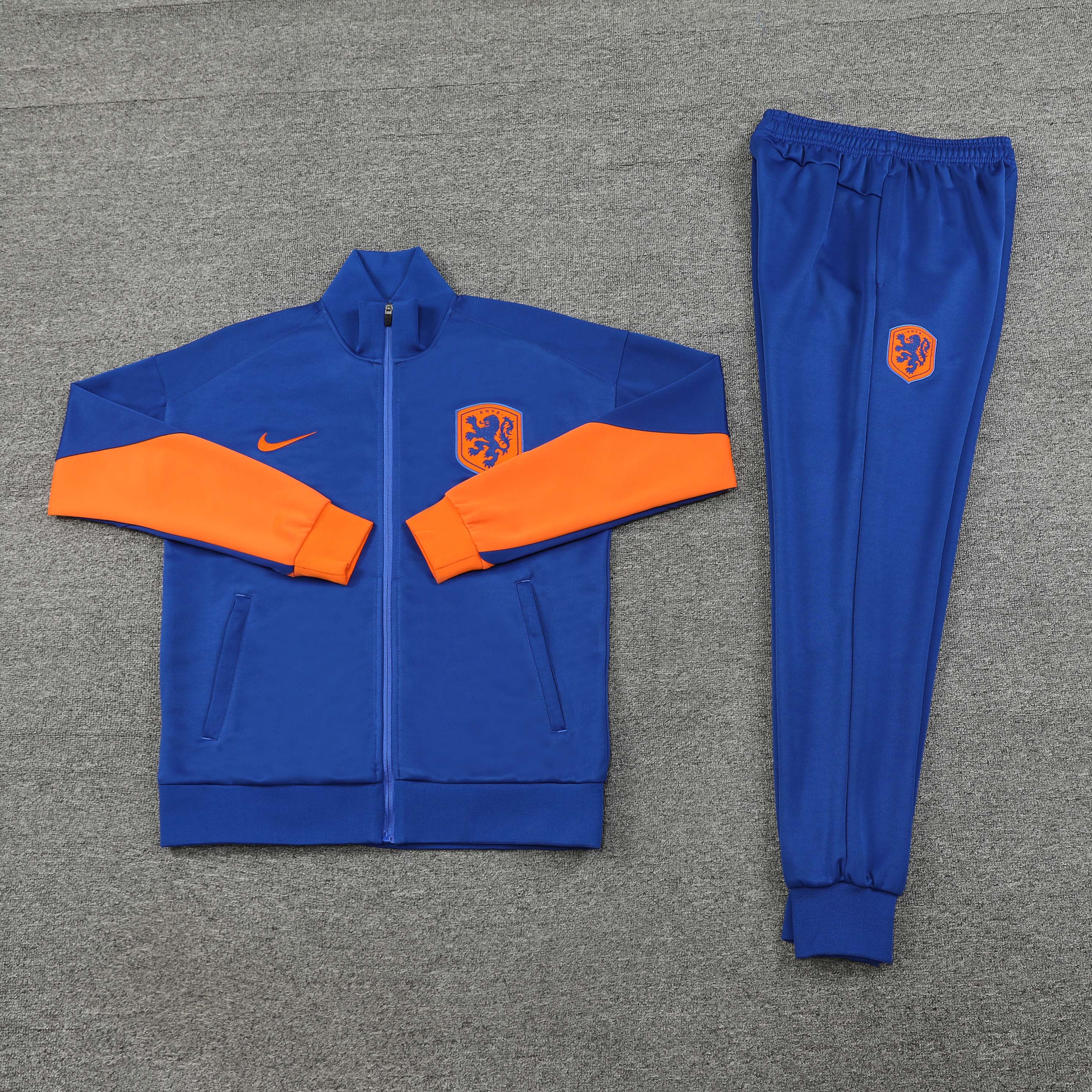 2024 Netherland Blue Jacket Tracksuit/ 2024荷兰蓝色夹克训练服