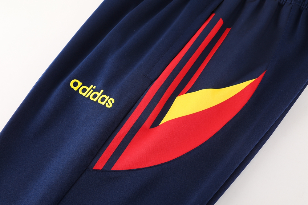 2024 Spain Dark Blue Jacket Tracksuit/ 24-25 西班牙蓝色夹克训练服